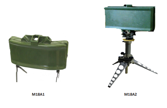 المتفجرات العدائية لتشتيت الأفراد (M18A1، M18A2)