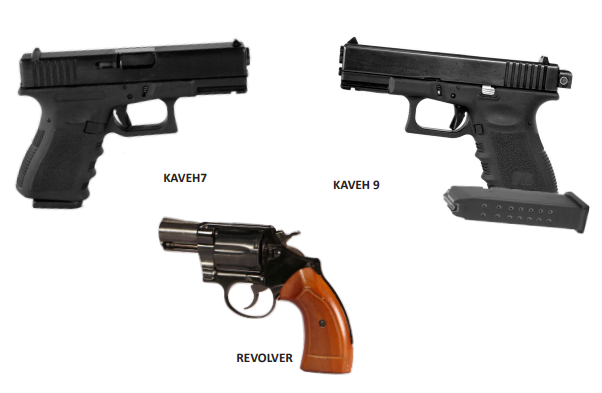 Pistolet (KAVEH 7, 9 et REVOLVER KAVEH)