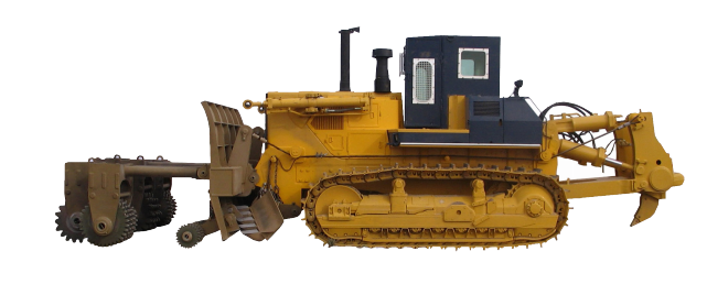 Bulldozer blindé (Équipement mécanisé de déminage)